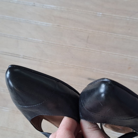 Corso Como Black Flats with Ankle Strap - Picture 8 of 11